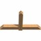 Ekena Millwork Eugene Smooth Timber Gable Bracket, Western Red Cedar, 60"W x 32"H x 5 1/2"D x 5 1/2"F, 13/12 Pitch GBW060X32X0606EUG00SWR - alternate 4